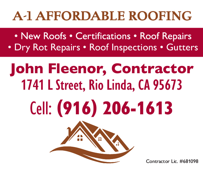 A-1 Affordable Roofing Ad 
